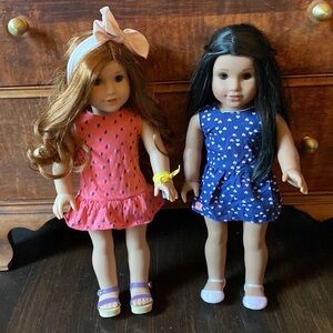 Three Our Generation dresses for 18 inch dolls